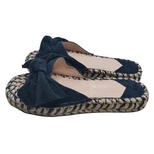 New Navy espadrilles Sandals sz 9
